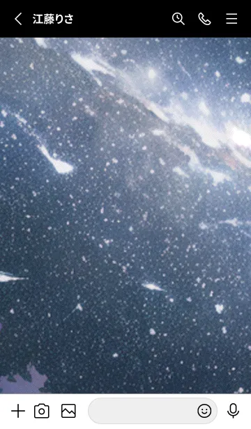 [LINE着せ替え] 秋の夜空#KR017。の画像2