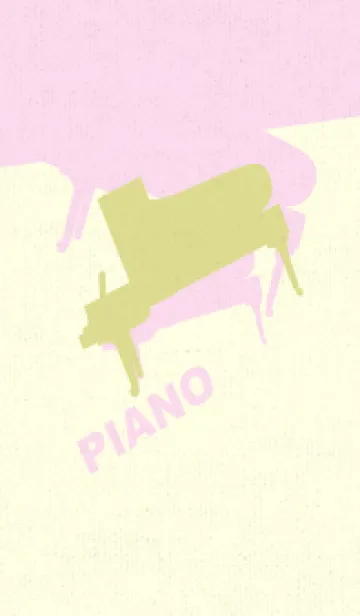 [LINE着せ替え] Piano CLR メロンイエローの画像1