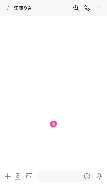 [LINE着せ替え] ミニ フラワー __78の画像2