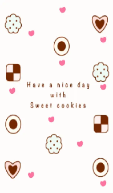 [LINE着せ替え] Pastel cookies theme 20の画像1