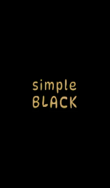 [LINE着せ替え] シンプル ブラック .106の画像1