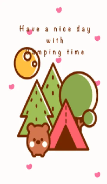 [LINE着せ替え] Wonderful camping time 18の画像1