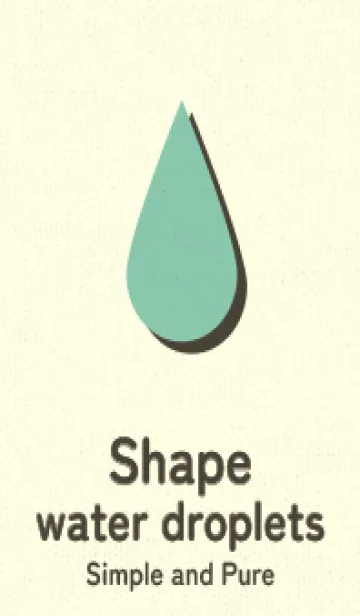 [LINE着せ替え] 水滴のきせかえ ディープアクアの画像1