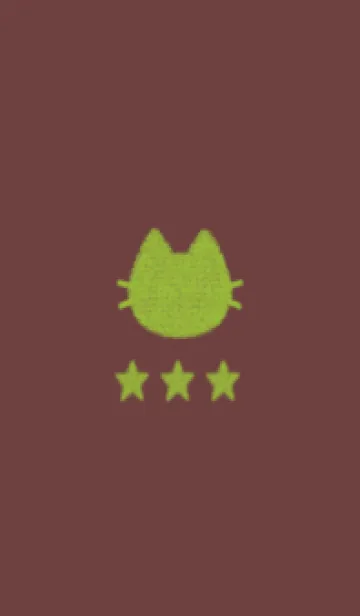 [LINE着せ替え] ねことお星さま(green18)の画像1