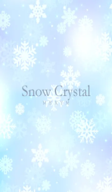 SnowCrystal-BLUE 4の着せ替えメイン画像