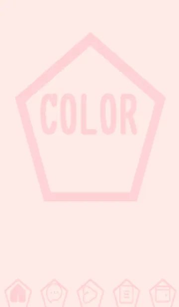 [LINE着せ替え] pink color I42の画像1