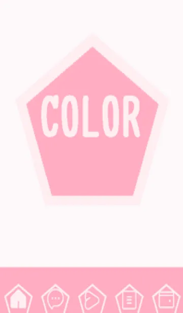 [LINE着せ替え] pink color I44の画像1
