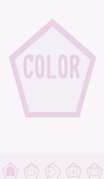 [LINE着せ替え] purple color I43の画像1