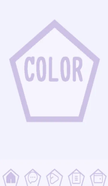 [LINE着せ替え] purple color I44の画像1