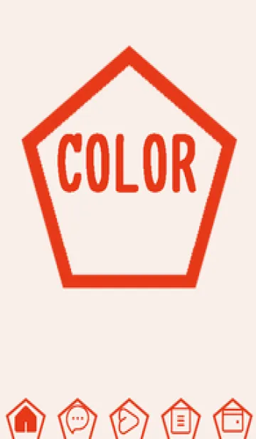 [LINE着せ替え] red color I42の画像1