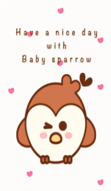 [LINE着せ替え] Mini sparrow 14の画像1