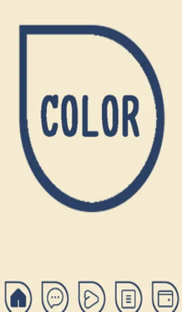 [LINE着せ替え] beige color J45の画像1