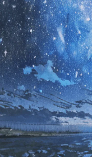 [LINE着せ替え] 秋の夜空#KU016。の画像1