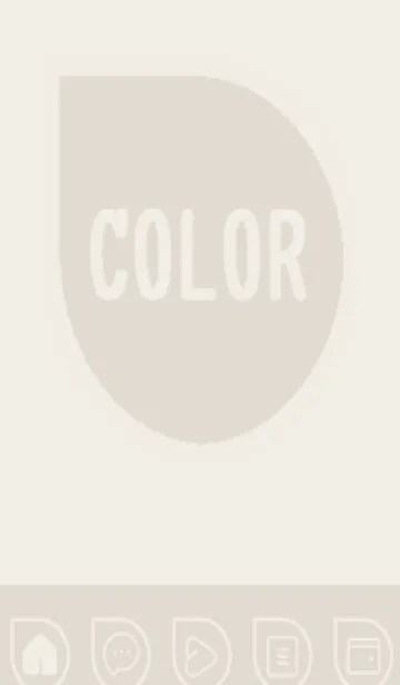 [LINE着せ替え] brown color J42の画像1