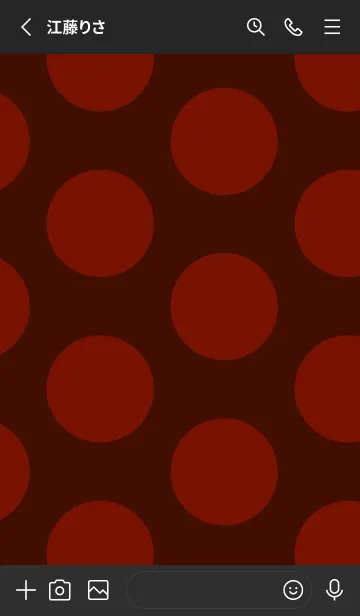 [LINE着せ替え] シンプル ドット _24の画像2