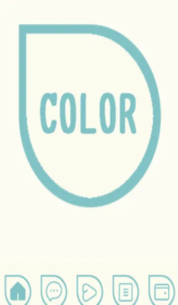 [LINE着せ替え] green color J87の画像1