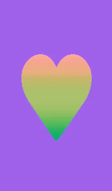 [LINE着せ替え] グラデーション ハート 35の画像1