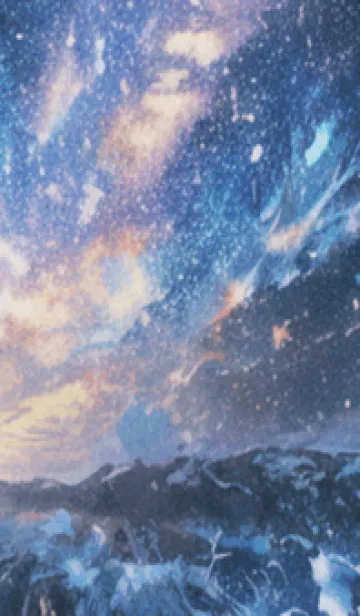 [LINE着せ替え] 秋の夜空#KU015。の画像1