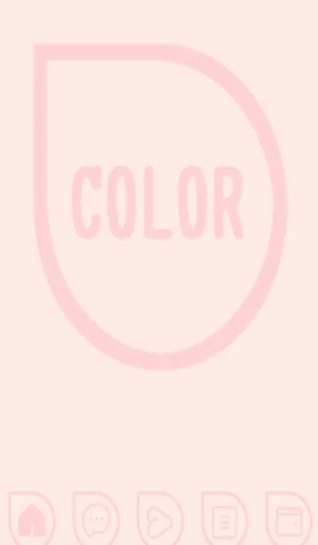 [LINE着せ替え] pink color J42の画像1