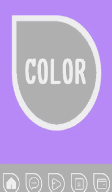 [LINE着せ替え] purple color J41の画像1