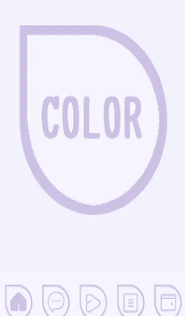 [LINE着せ替え] purple color J44の画像1