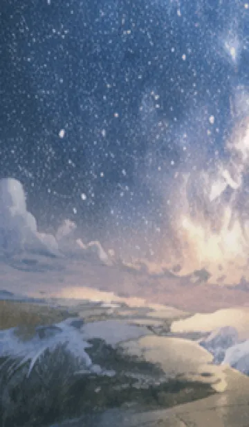 [LINE着せ替え] 秋の夜空#KU012。の画像1