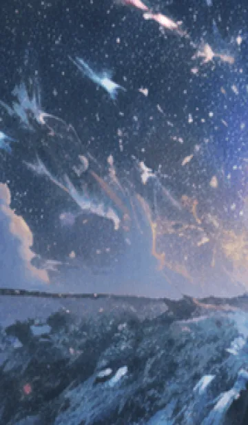 [LINE着せ替え] 秋の夜空#KU019。の画像1