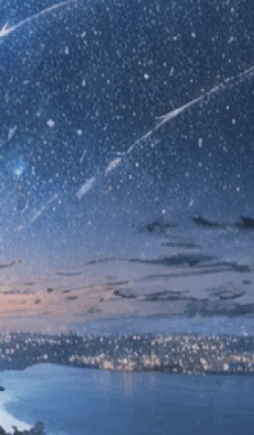 [LINE着せ替え] 秋の夜空#KU018。の画像1