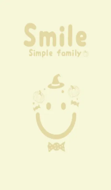 [LINE着せ替え] スマイル＆ハロウィン Pale White Lilyの画像1