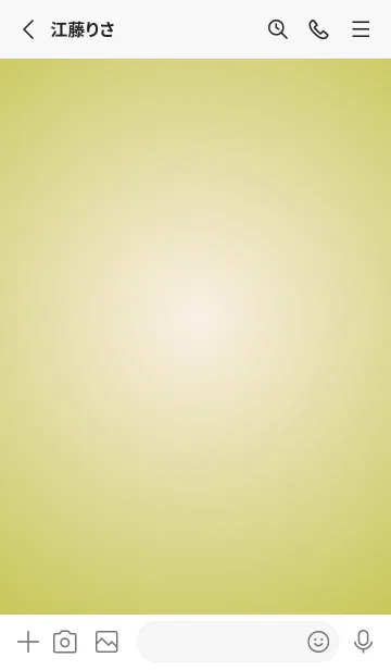 [LINE着せ替え] リネン●くすみイエロー.TKCの画像2