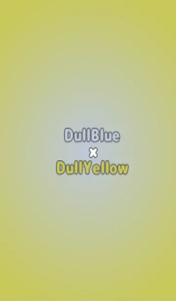 [LINE着せ替え] くすみブルー●くすみイエロー.TKCの画像1