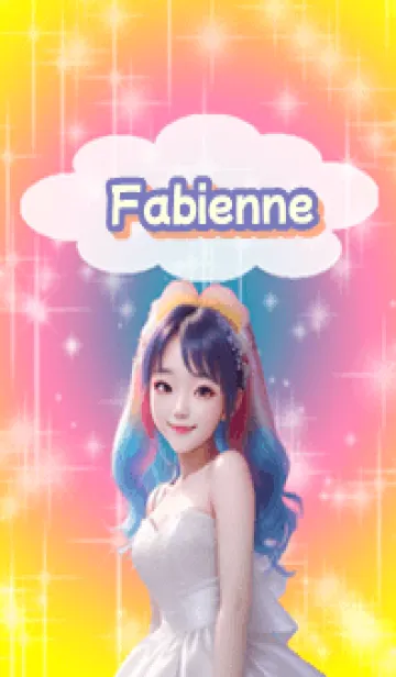 [LINE着せ替え] Fabienne bride beautiful hair G06の画像1