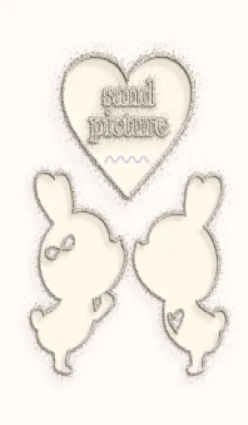 [LINE着せ替え] sand picture Love theme 7の画像1