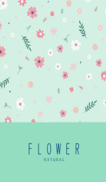 [LINE着せ替え] FLOWER MINT GREEN -NATURAL-48の画像1