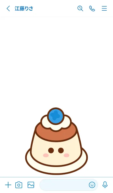 [LINE着せ替え] My blueberry sweets 14の画像2