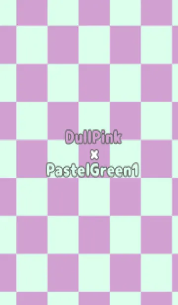 [LINE着せ替え] くすみピンク■パステルグリーン1.TKCの画像1