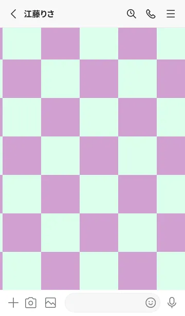 [LINE着せ替え] くすみピンク■パステルグリーン1.TKCの画像2