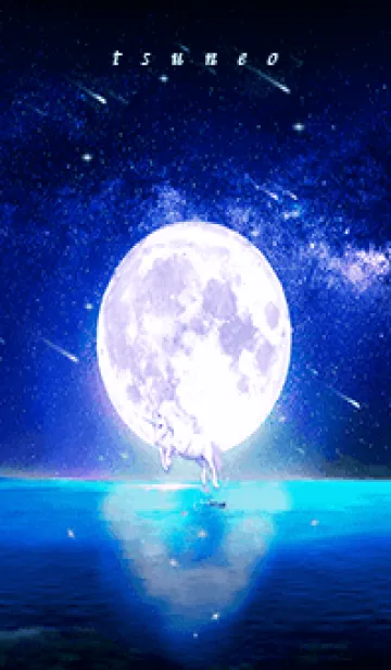 幸運を誘う月夜とユニコーン✨つねお✨の着せ替えメイン画像