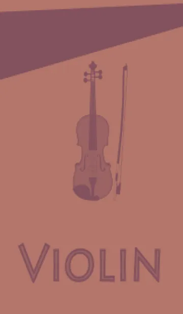 [LINE着せ替え] Violin CLR ブラウンゴールドの画像1