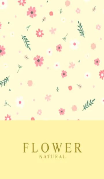 [LINE着せ替え] FLOWER YELLOW - NATURAL-24の画像1