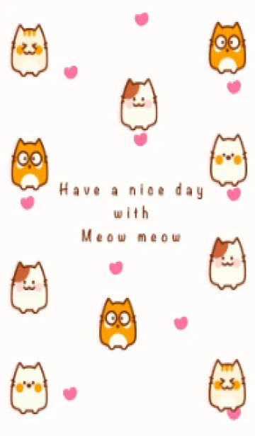 [LINE着せ替え] Meow Meow theme 22の画像1