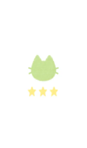 [LINE着せ替え] ねことお星さま(green23)の画像1