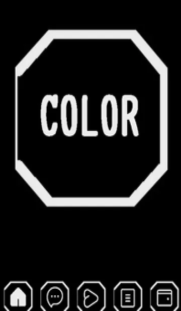 [LINE着せ替え] bw color K45の画像1