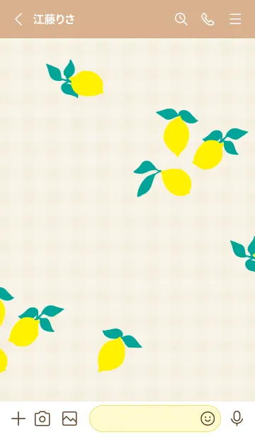 [LINE着せ替え] レモン シンプルかわいい30の画像2
