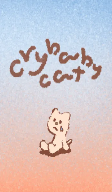 [LINE着せ替え] Crybaby catの画像1