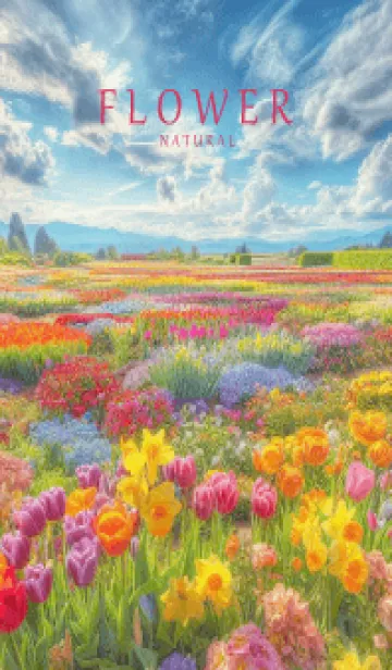 [LINE着せ替え] FLOWER GARDEN -Happy-9の画像1