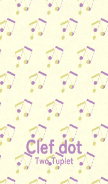 [LINE着せ替え] 2連符柄  枯草色の画像1