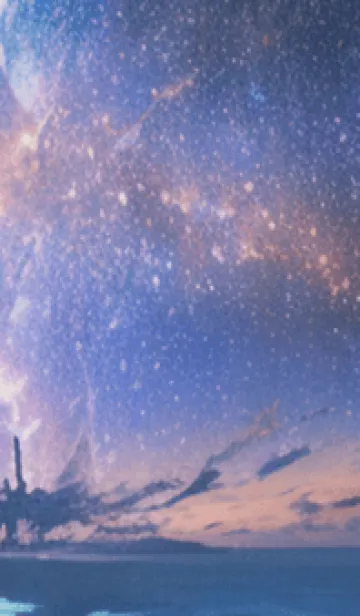 [LINE着せ替え] 秋の夜空#KV12。の画像1