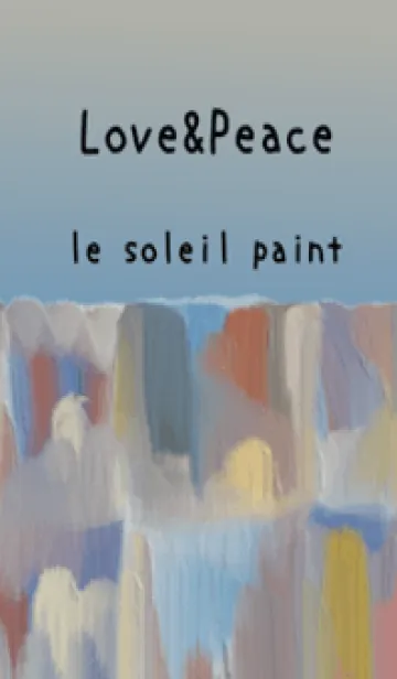 [LINE着せ替え] 油絵アート【le soleil paint 615】の画像1