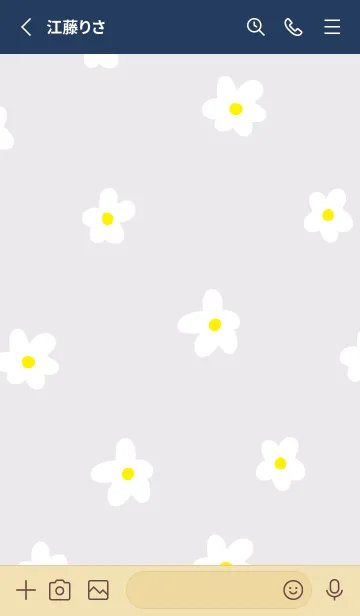 [LINE着せ替え] 白い花が舞う25の画像2